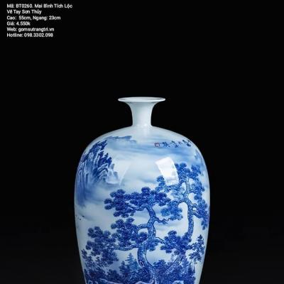 MAI BÌNH TÍCH LỘC VẼ TAY SƠN THỦY